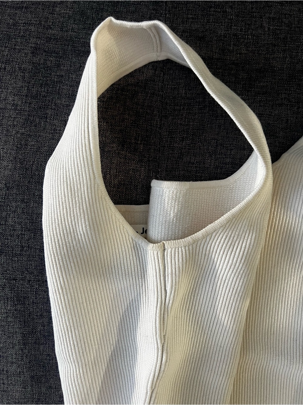 Reformation White Ribbed Tank Top - Picture 4 of 8